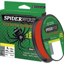 Tresse Spiderwire Stealth Smooth 8 - Rouge - 300M