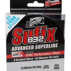 Tresse Sufix 832 Advanced Superline Tuna Special - 450M