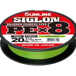 Tresse Sunline Siglon Braid Pe 8X Vert Clair - 300M