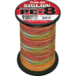 Tresse Sunline Siglon Braid 8X Tuna Broume Multicolore