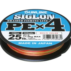 Tresse Sunline Siglon Braid Pe 4X Multicolore - 200M