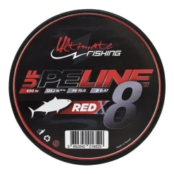 Tresse Ultimate Fishing Uf Pe Line X8 Fighting 600 Red - 600M