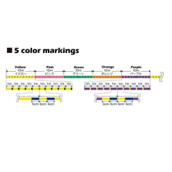 Tresse Varivas 8 Marking Multicolore - 300M