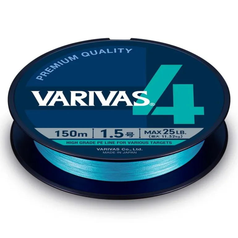 Tresse Varivas 4 Water Blue - 150M