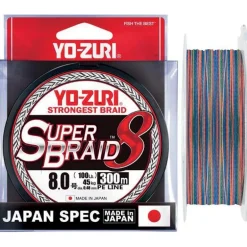Tresse Yo-Zuri Superbraid 8X Multicolore - 300M