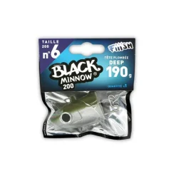 Tête Plombée Fiiish Black Minnow Deep