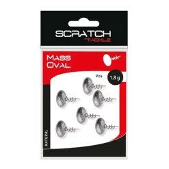 Tête Plombée Scratch Tackle Mass Oval